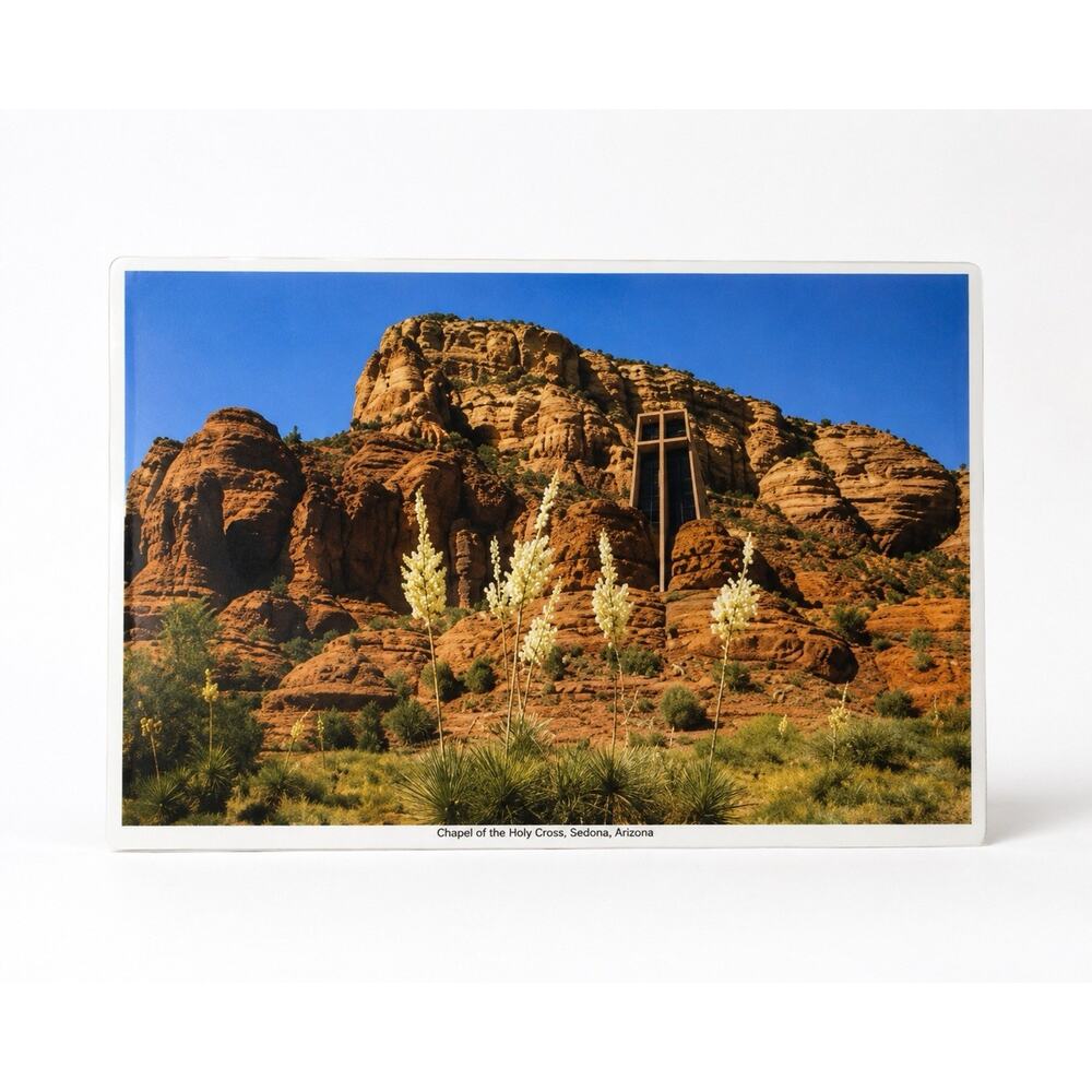 Sedona Arizona Chapel Holy Cross Desert Educational Laminated Placemat 17x12